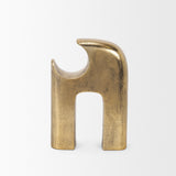 Renni Antiqued Brass Small Decorative Sculpture from Mercana - Luna Furniture