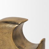 Renni Antiqued Brass Small Decorative Sculpture from Mercana - Luna Furniture