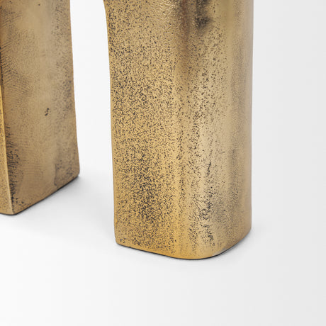 Renni Antiqued Brass Small Decorative Sculpture from Mercana - Luna Furniture