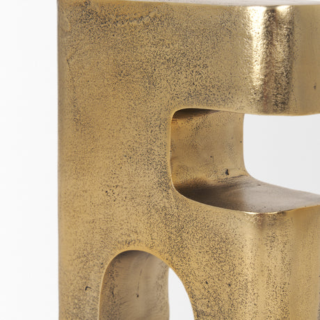 Renni Antiqued Brass Large Decorative Sculpture from Mercana - Luna Furniture