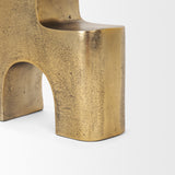 Renni Antiqued Brass Large Decorative Sculpture from Mercana - Luna Furniture