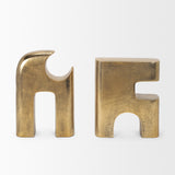 Renni Antiqued Brass Large Decorative Sculpture from Mercana - Luna Furniture