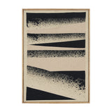 Revelin Small Fabric Collage Framed Linen Wall Art from Mercana - Luna Furniture