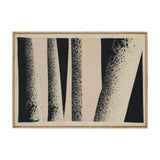 Revelin Small Fabric Collage Framed Linen Wall Art from Mercana - Luna Furniture