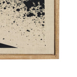 Revelin Large Fabric Collage Framed Linen Framed Wall Art from Mercana - Luna Furniture