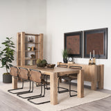 Beth Light Brown Wood w/ 3 Doors Sideboard from Mercana - Luna Furniture