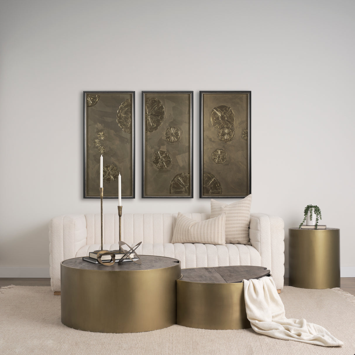 The Bronze Spark I by Studio M a handmade Original Framed Artwork under Glass from Mercana - Luna Furniture