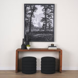 Yosemite Falls by Carleton E Watkins a Hand Embellished Textured Framed Photo Art Print from Mercana - Luna Furniture