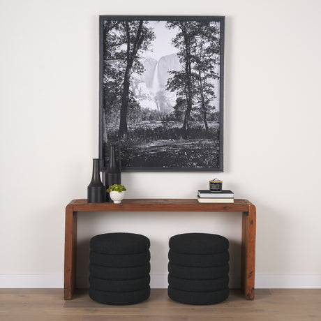 Yosemite Falls by Carleton E Watkins a Hand Embellished Textured Framed Photo Art Print from Mercana - Luna Furniture