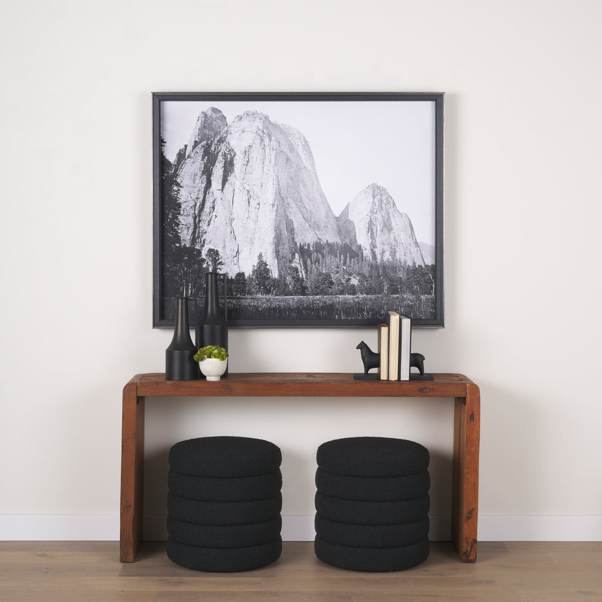 Cathedral Rock by Carleton E Watkins a Hand Embellished Textured Framed Photo Art Print from Mercana - Luna Furniture