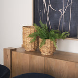 Tamuz (Set of 2) Grass Baskets from Mercana - Luna Furniture