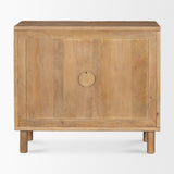 Heera Light Brown Diamond Motif w/ Shelf Accent Cabinet from Mercana - Luna Furniture