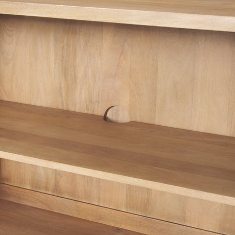 Heera Light Brown Diamond w/ Shelf Motif Sideboard from Mercana - Luna Furniture