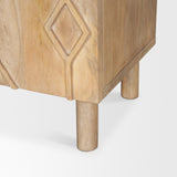 Heera Light Brown Diamond w/ Shelf Motif Sideboard from Mercana - Luna Furniture