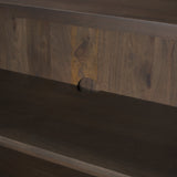 Heera Dark Brown Diamond Motif w/ Shelf Accent Cabinet from Mercana - Luna Furniture
