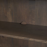 Heera Dark Brown Diamond Motif w/ Shelf Sideboard from Mercana - Luna Furniture