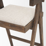 Indie Medium Brown Wood w/ Cane Bar Stool from Mercana - Luna Furniture