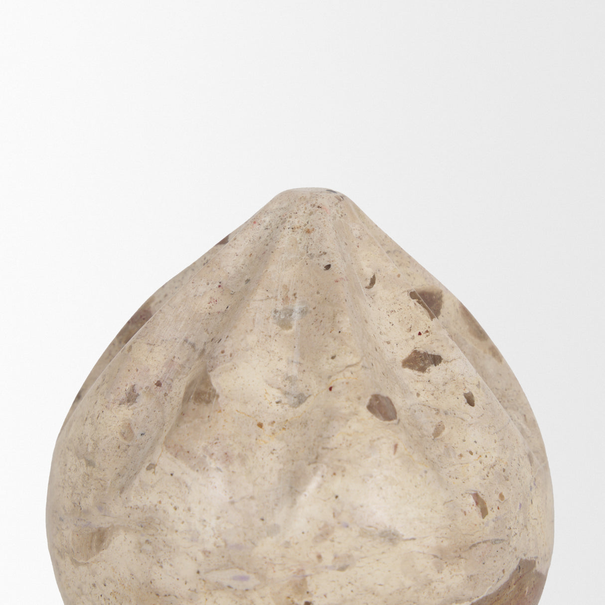 Caprie Small Beige Marble Decorative Juice Squeezer from Mercana - Luna Furniture
