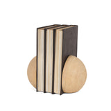 Rahmi Sandstone Orb Bookends from Mercana - Luna Furniture