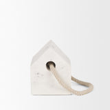 Raena White Marble House Door Stopper from Mercana - Luna Furniture