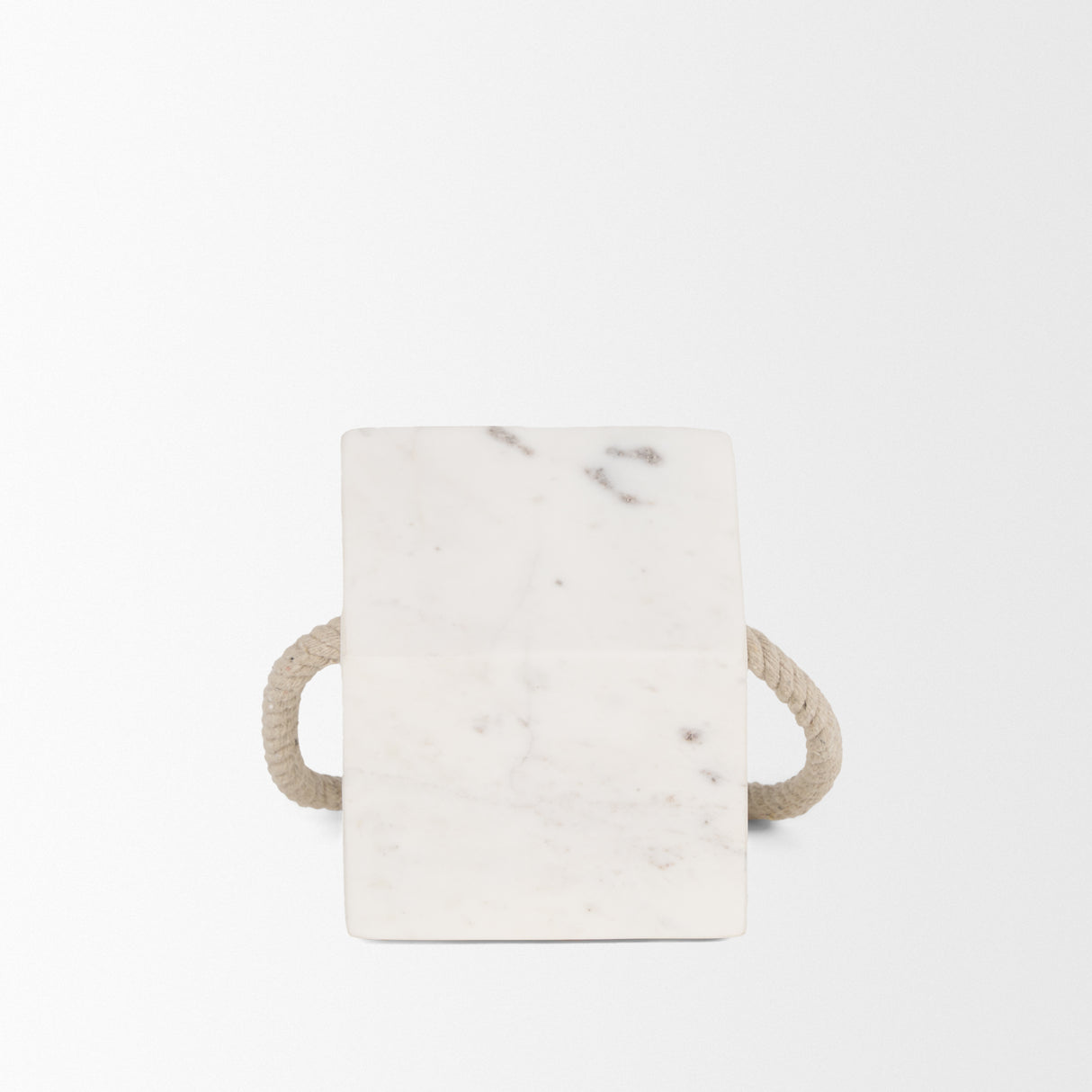 Raena White Marble House Door Stopper from Mercana - Luna Furniture