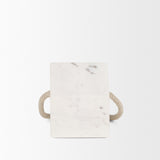 Raena White Marble House Door Stopper from Mercana - Luna Furniture