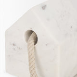 Raena White Marble House Door Stopper from Mercana - Luna Furniture
