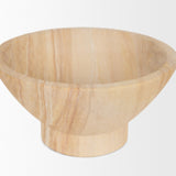Ramira Beige Sandstone Decorative Pedestal Bowl from Mercana - Luna Furniture