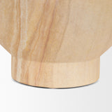Ramira Beige Sandstone Decorative Pedestal Bowl from Mercana - Luna Furniture