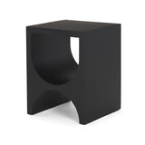 Sobi Matte Black Square Metal Side Table from Mercana - Luna Furniture