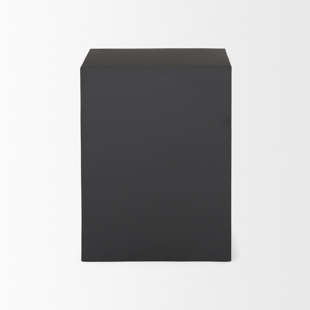 Sobi Matte Black Square Metal Side Table from Mercana - Luna Furniture