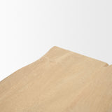 Sekou Light Brown Wooden Craftsman Console Table from Mercana - Luna Furniture