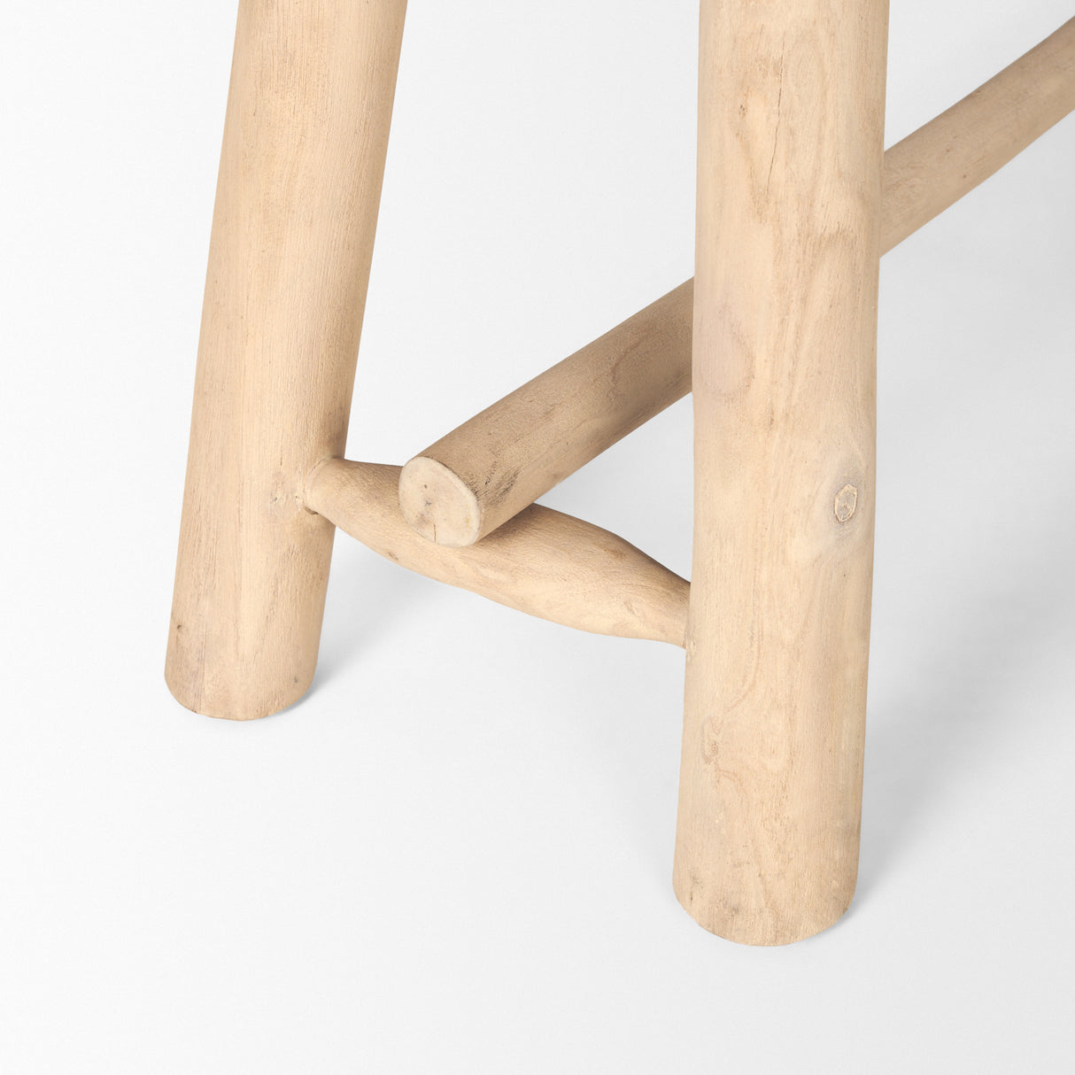 Sekou Light Brown Wooden Craftsman Bench from Mercana - Luna Furniture