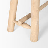 Sekou Light Brown Wooden Craftsman Bench from Mercana - Luna Furniture
