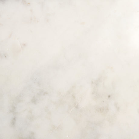 Satima White Marble w/ Gold Metal Round Fluted Accent Table from Mercana - Luna Furniture