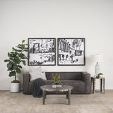 Lost Treasure Map V by Mercana Studio a Hand Embellished Textured Framed Art Print from Mercana - Luna Furniture