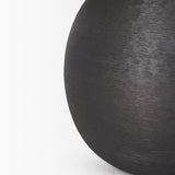 Sadiyah Black Brushed Metal w/ Beige Shade Table Lamp from Mercana - Luna Furniture