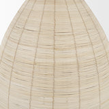 Saliha Cane w/ Brass Metal Pendant Light from Mercana - Luna Furniture