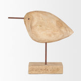 Riri Wooden Bird Decorative Object from Mercana - Luna Furniture