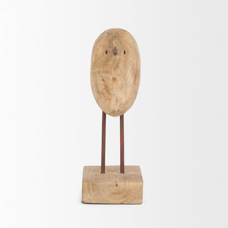 Riri Wooden Bird Decorative Object from Mercana - Luna Furniture