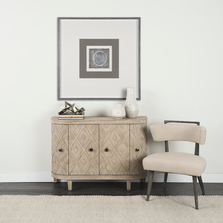 White Moon by Studio M a handmade Original Framed Artwork under Glass from Mercana - Luna Furniture