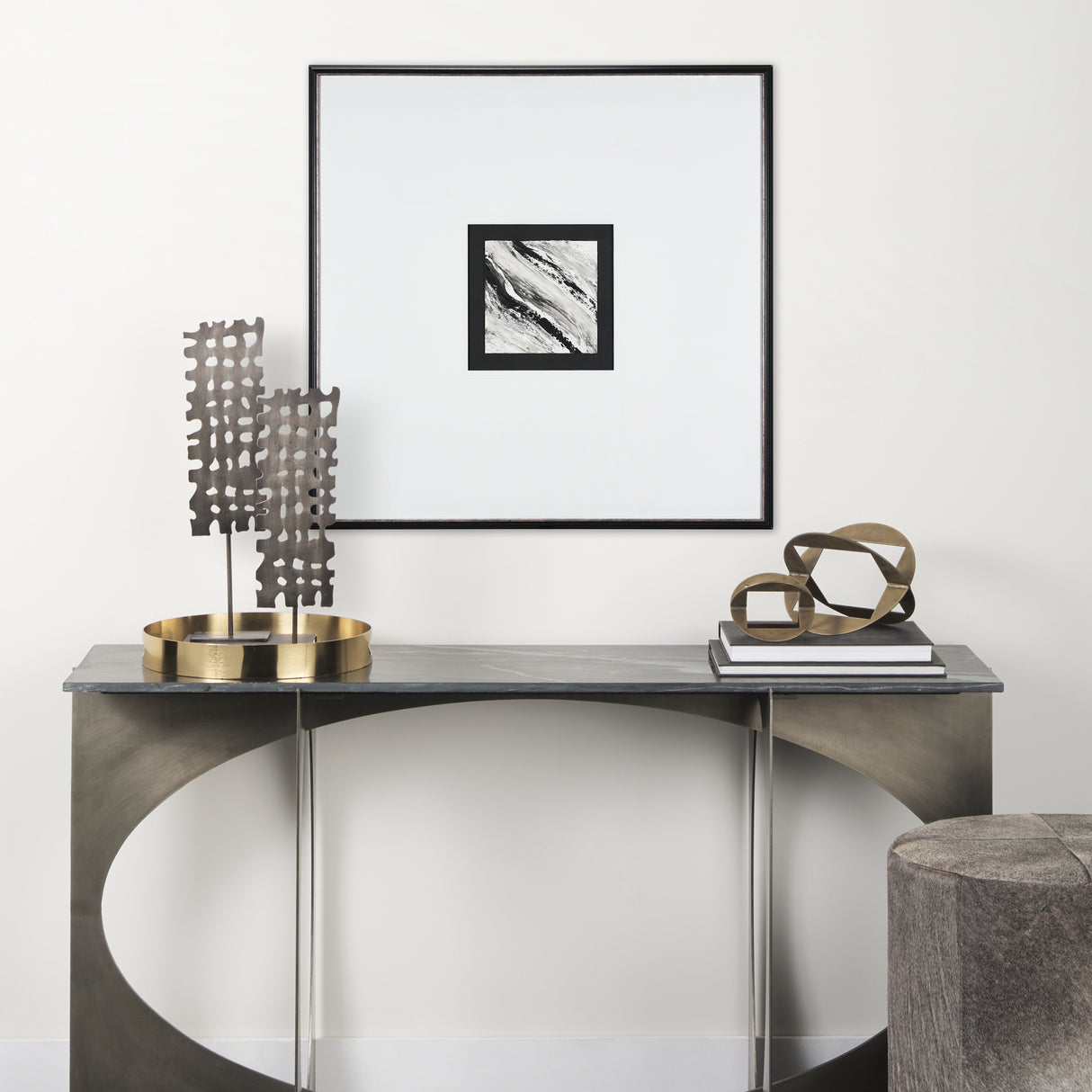 Lava Flow I by Studio M a handmade Original Framed Artwork under Glass from Mercana - Luna Furniture