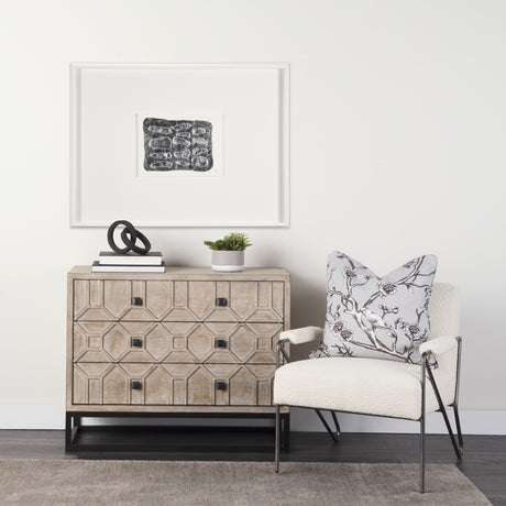 Pebble Patch by Studio M a handmade Original Framed Artwork under Glass from Mercana - Luna Furniture