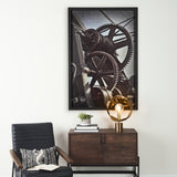 Industrial Collect - Motion by Michael Banks a Hand Embellished Textured Framed Photo Art Print from Mercana - Luna Furniture