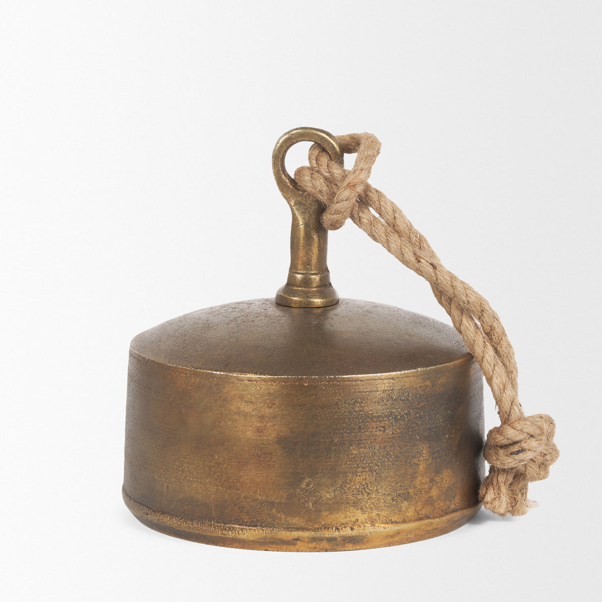 Quincy Large Gold Metal Decorative Bell Object from Mercana - Luna Furniture