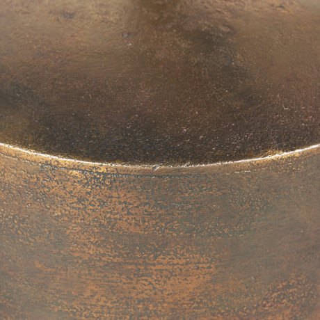 Quincy Large Gold Metal Decorative Bell Object from Mercana - Luna Furniture