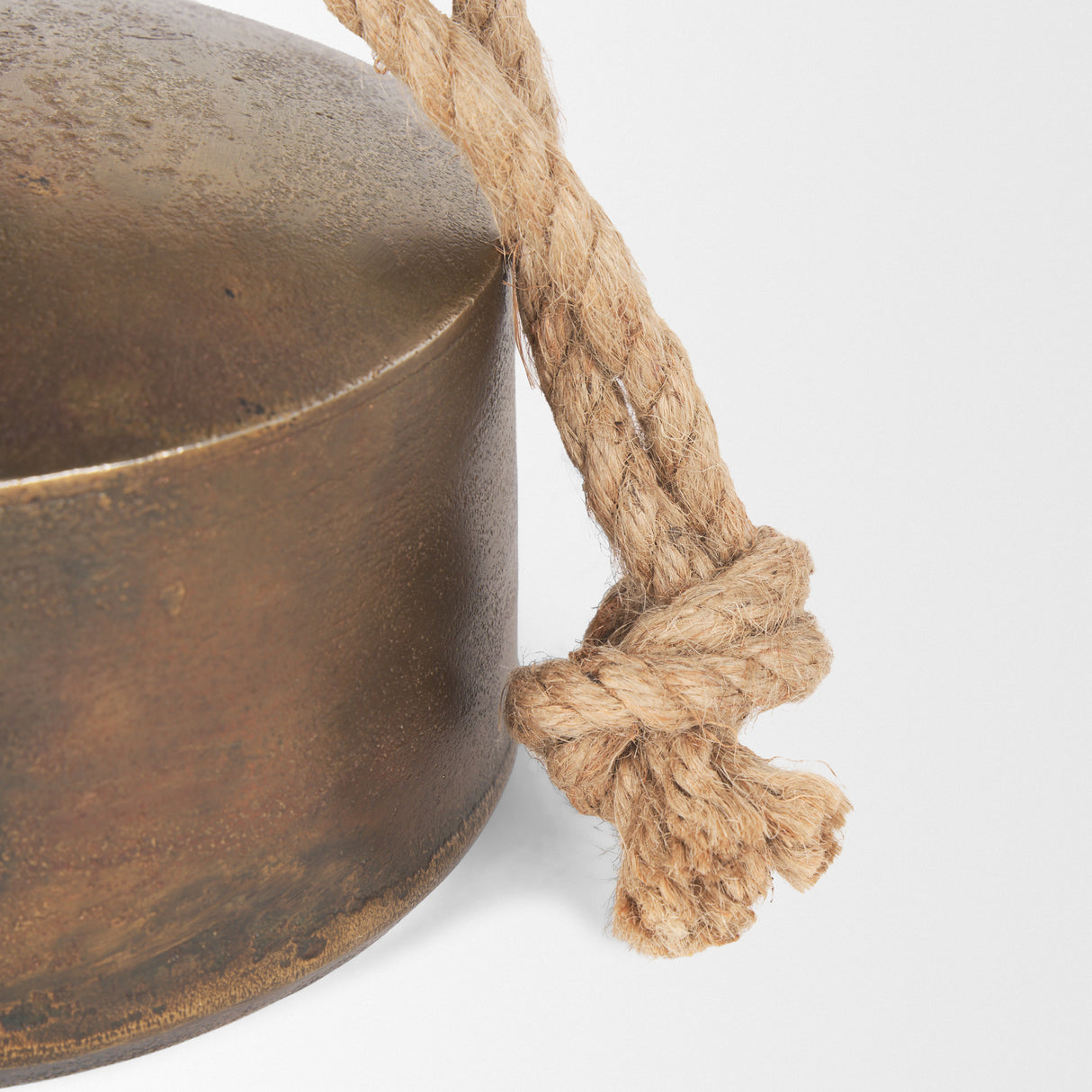 Quincy Large Gold Metal Decorative Bell Object from Mercana - Luna Furniture