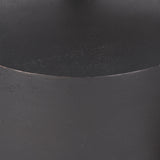 Quincy Large Matte Black Metal Decorative Bell Object from Mercana - Luna Furniture