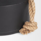 Quincy Large Matte Black Metal Decorative Bell Object from Mercana - Luna Furniture