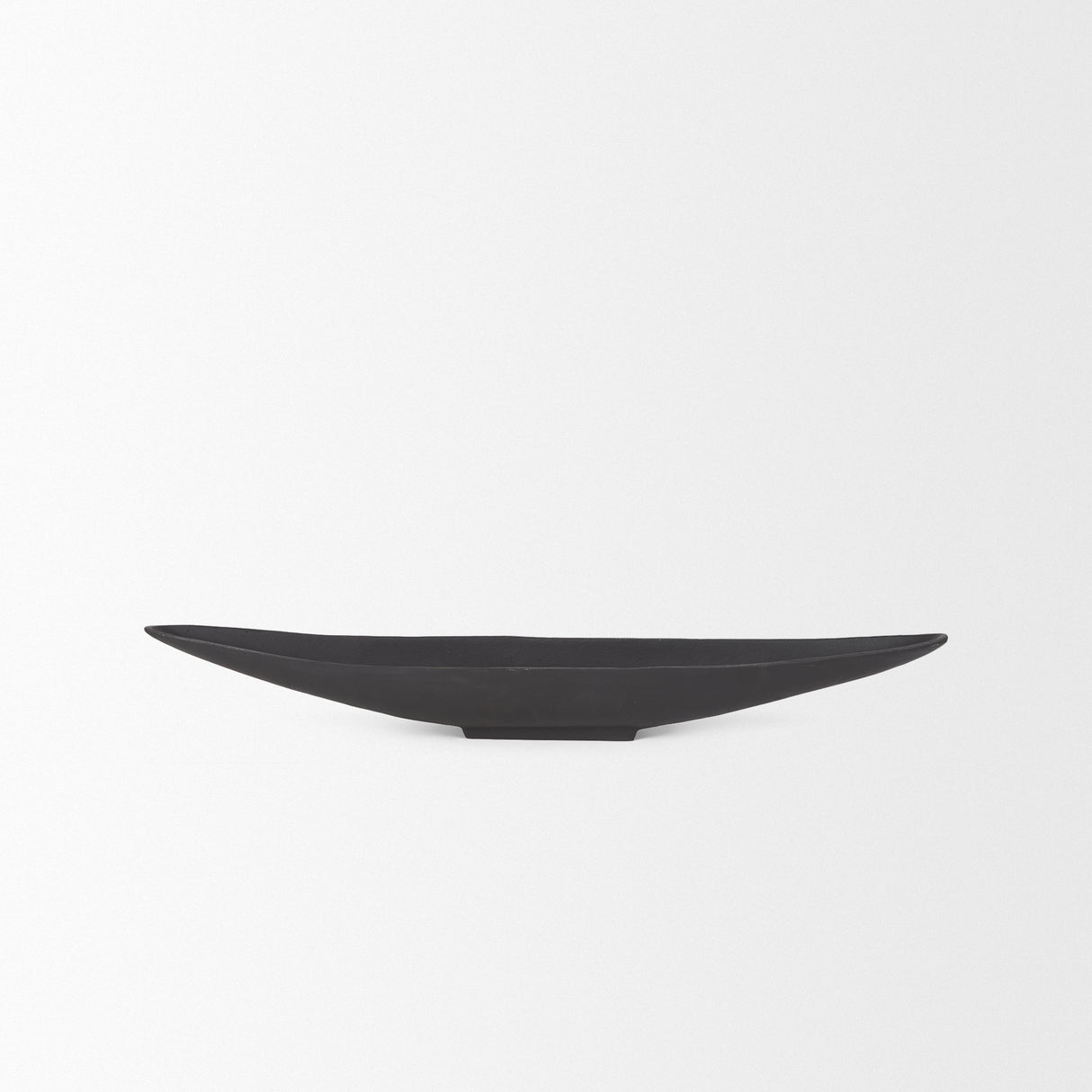 Piero Small Matte Black Metal Decorative Bowl from Mercana - Luna Furniture